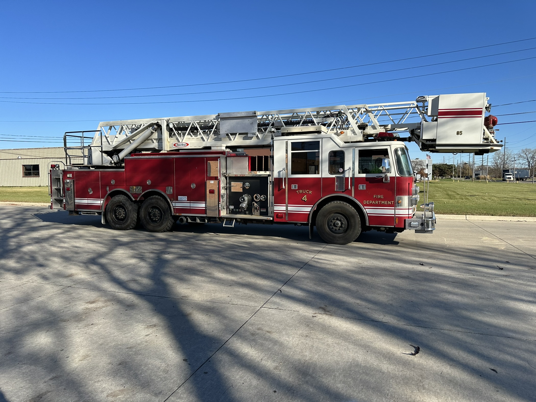 fire truck for sale - aerial