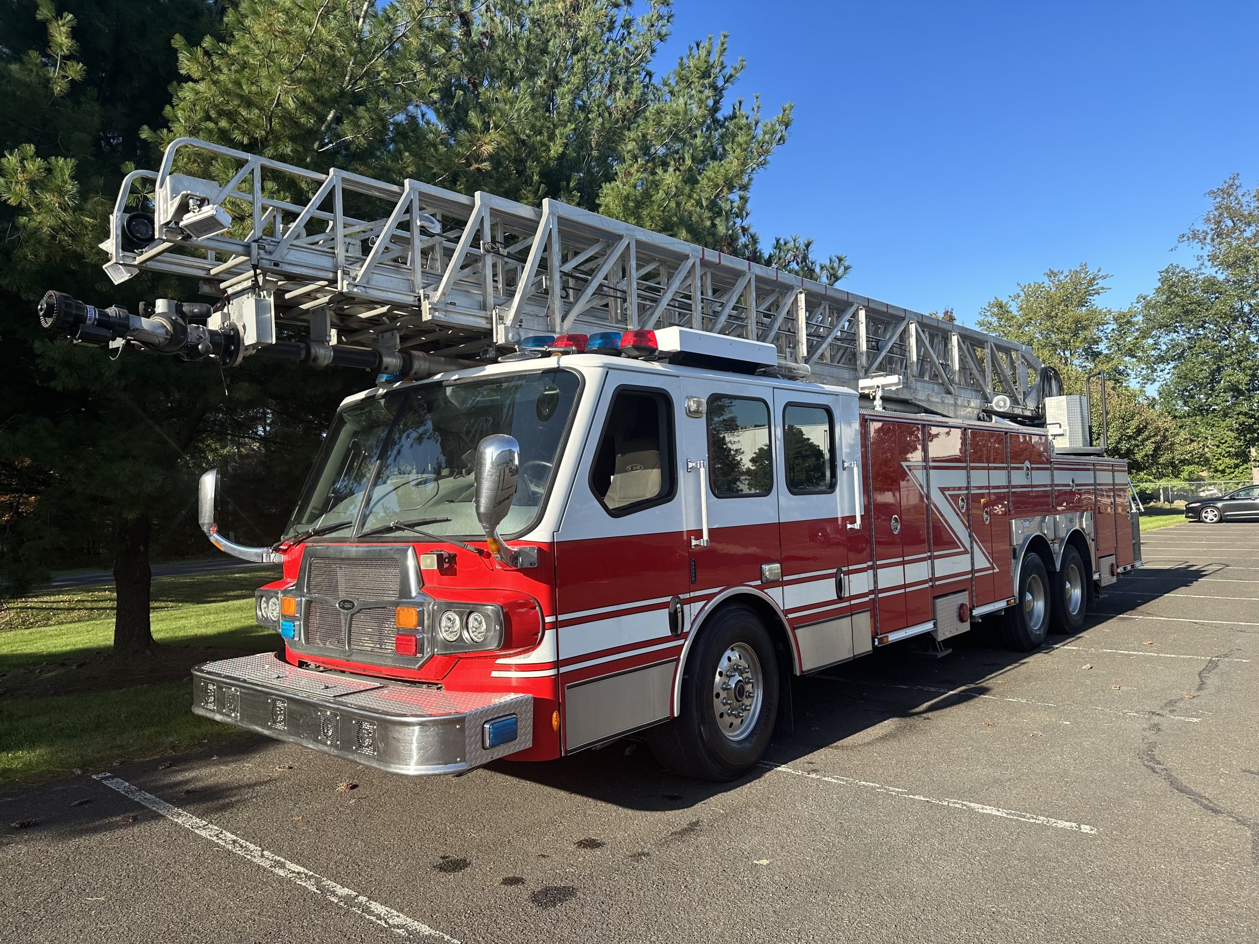 2009 E-One 135’ Aerial F006 - fire truck for sale PA
