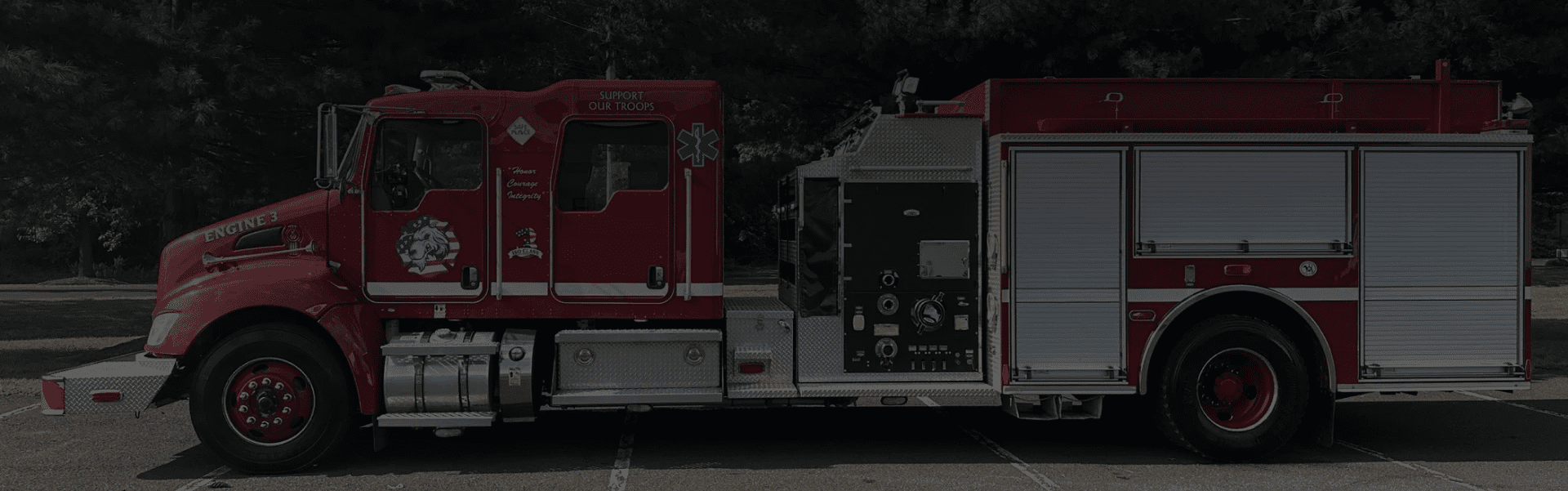 Available fire trucks