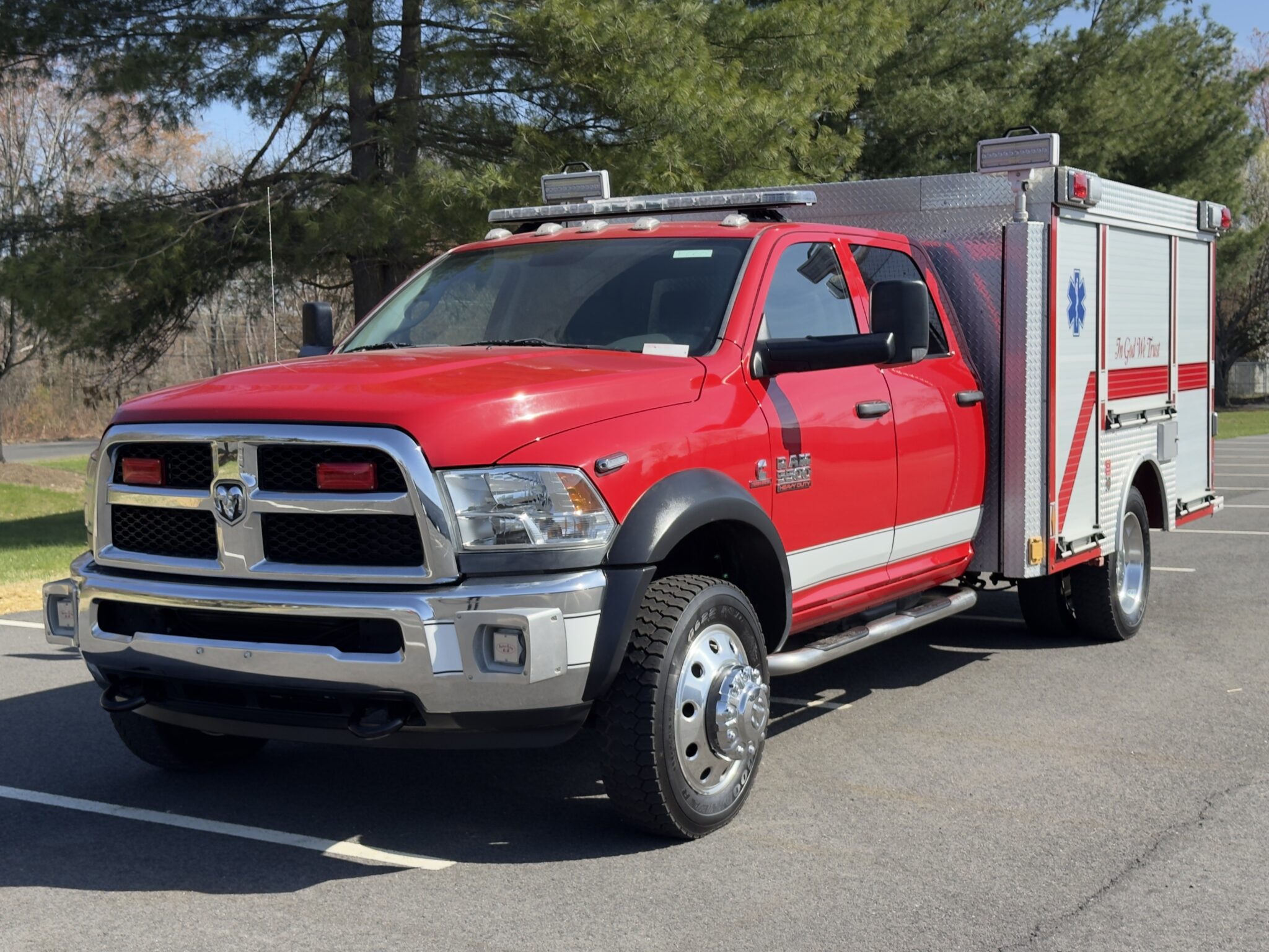 2015 Ram 5500 used Type 6 brush truck with a foam system for sale at Fire Truck Center