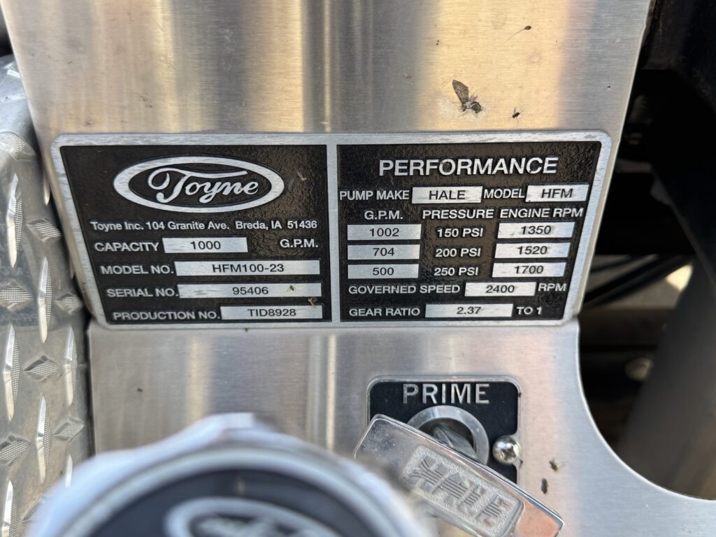 2007 Chevrolet C8500 Pumper