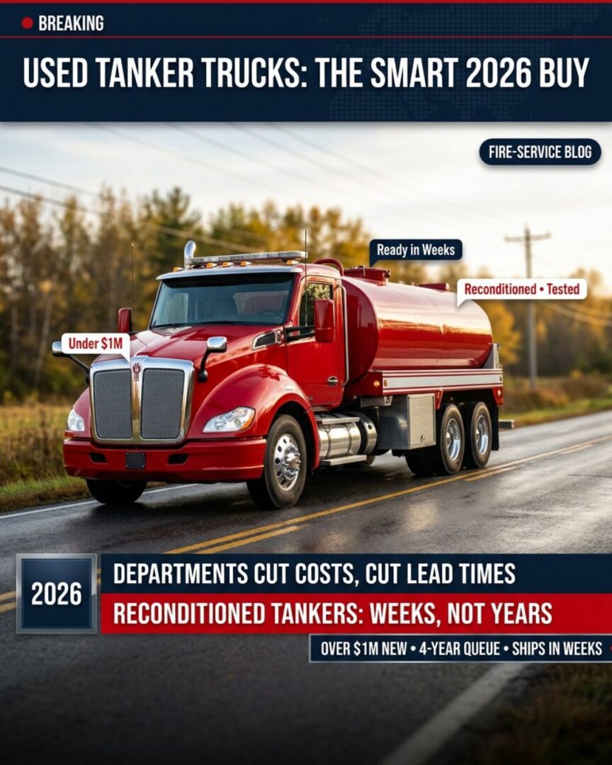 Used Tanker Truck for Sale: The Smart 2026 Buy for Rural Departments