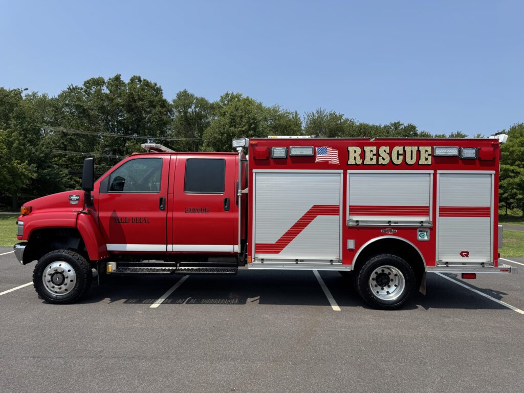 2007 Chevrolet Kodiak C5500 4×4 Crew Cab Rescue Truck